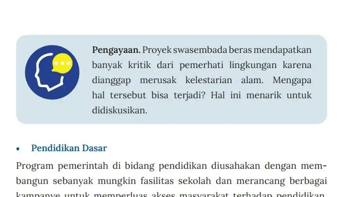 Jawaban Soal IPS Kelas 9 Semester 2 Halaman 147 Kurikulum Merdeka, Pengayaan: Swasembada Beras