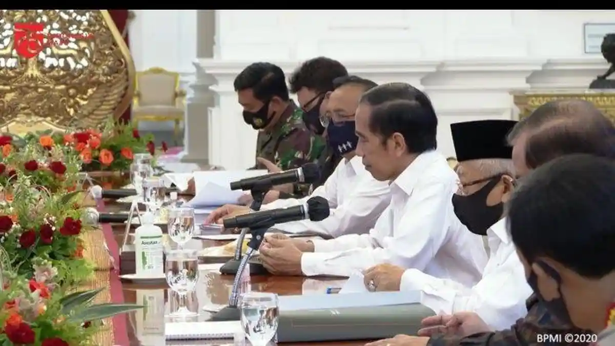Tegang Pertemuan Jokowi, Sampai Menolak Laporan dari Menterinya, dr Terawan Ada Prabowo Tak Terlihat
