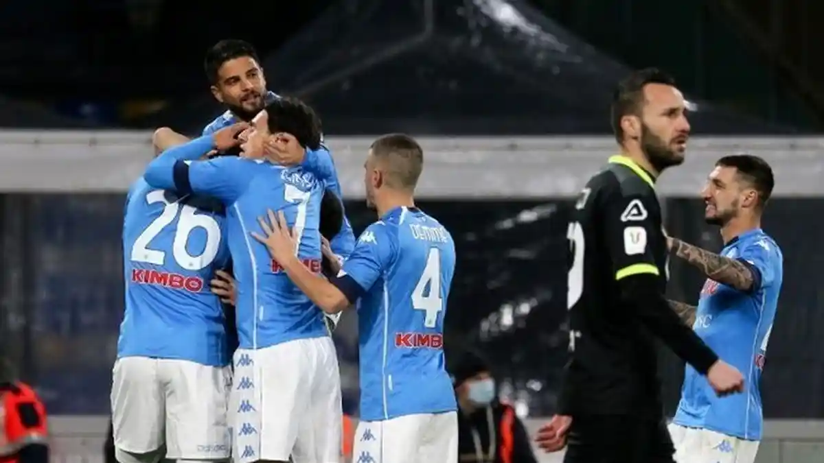 Hasil Coppa Italia Tadi Malam Napoli Vs Spezia, Partenopei Lolos ke Semifinal
