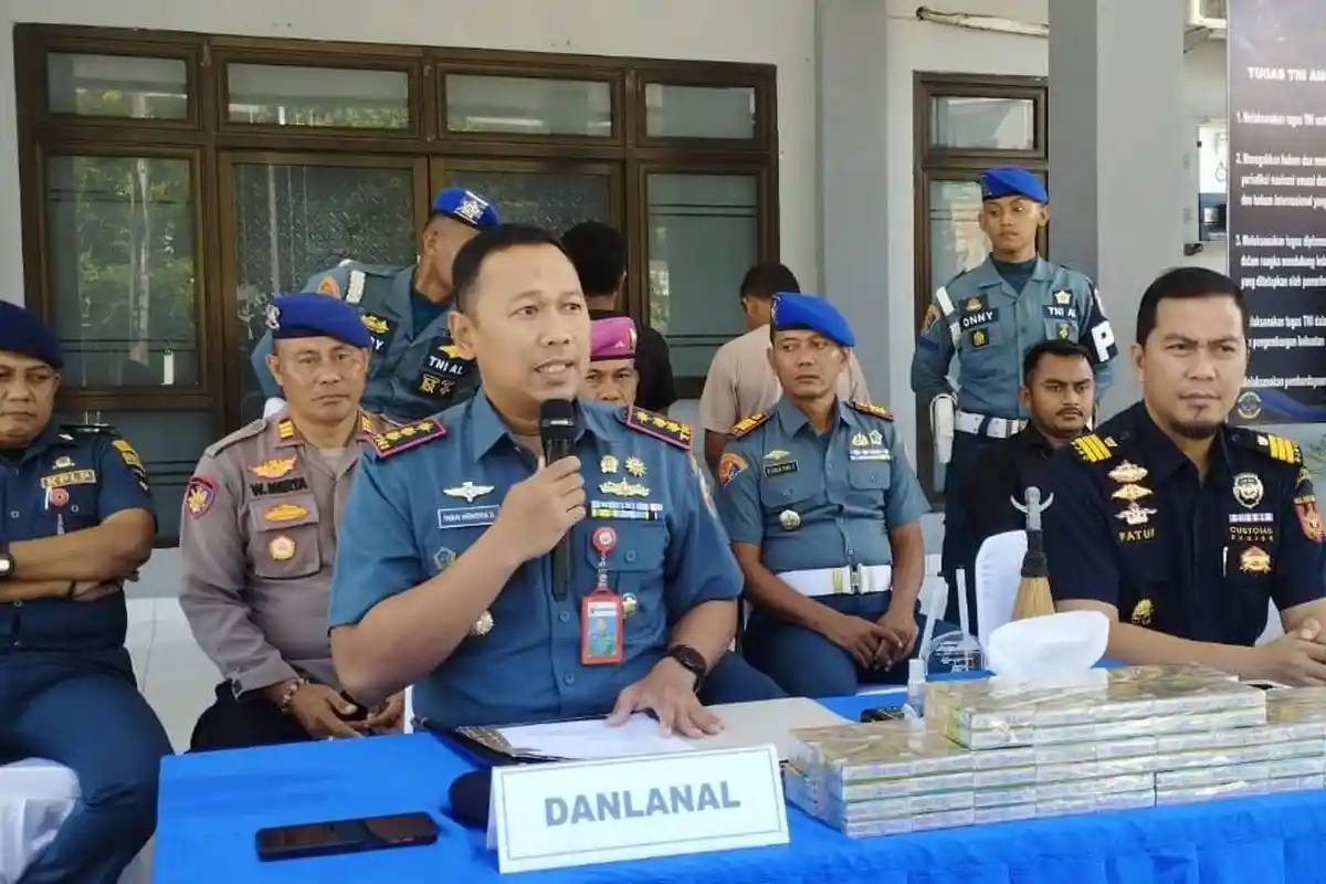 Rokok Ilegal Rp 2,4 Miliar Disita TNI AL di Labuan Bajo