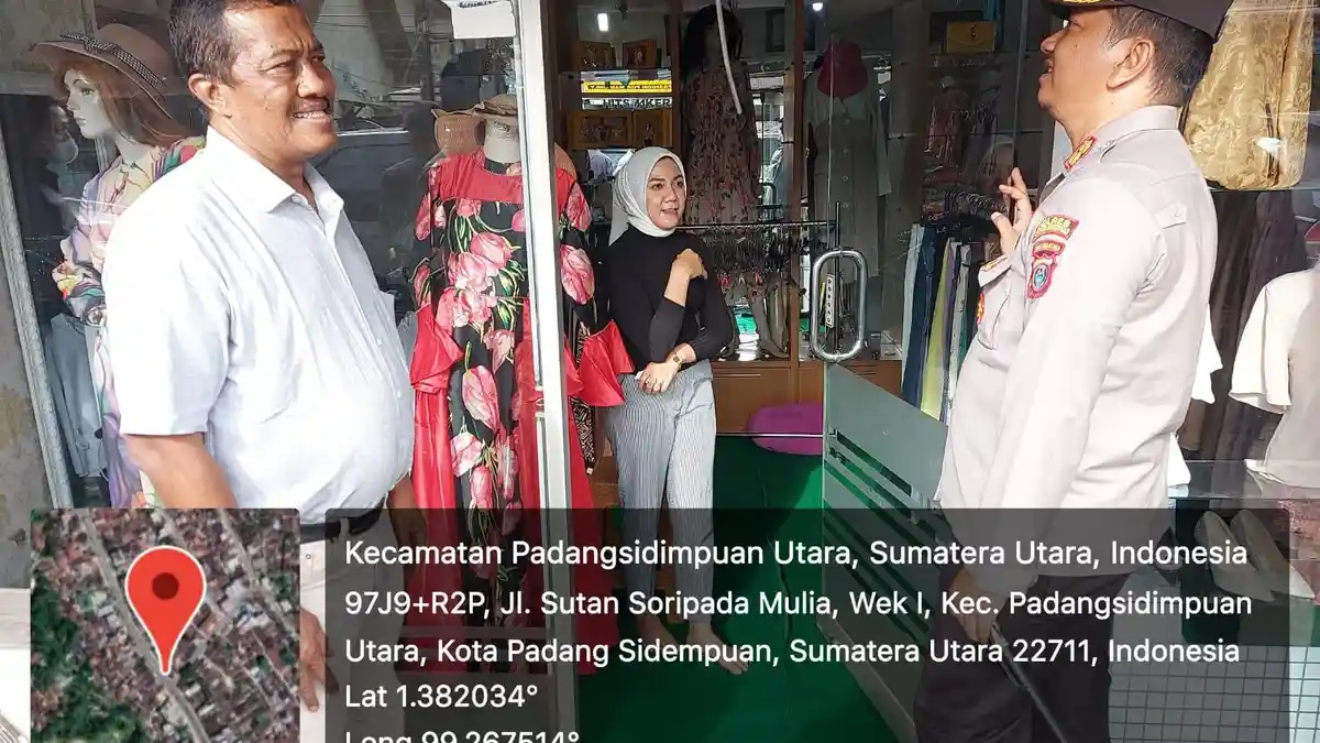 Pemilik Toko Fashion Apresiasi Kapolres Padangsidimpuan