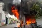 Toko di Ujung Pangkah Gresik Ludes Terbakar, Kerugian Capai Rp 500 Juta 
