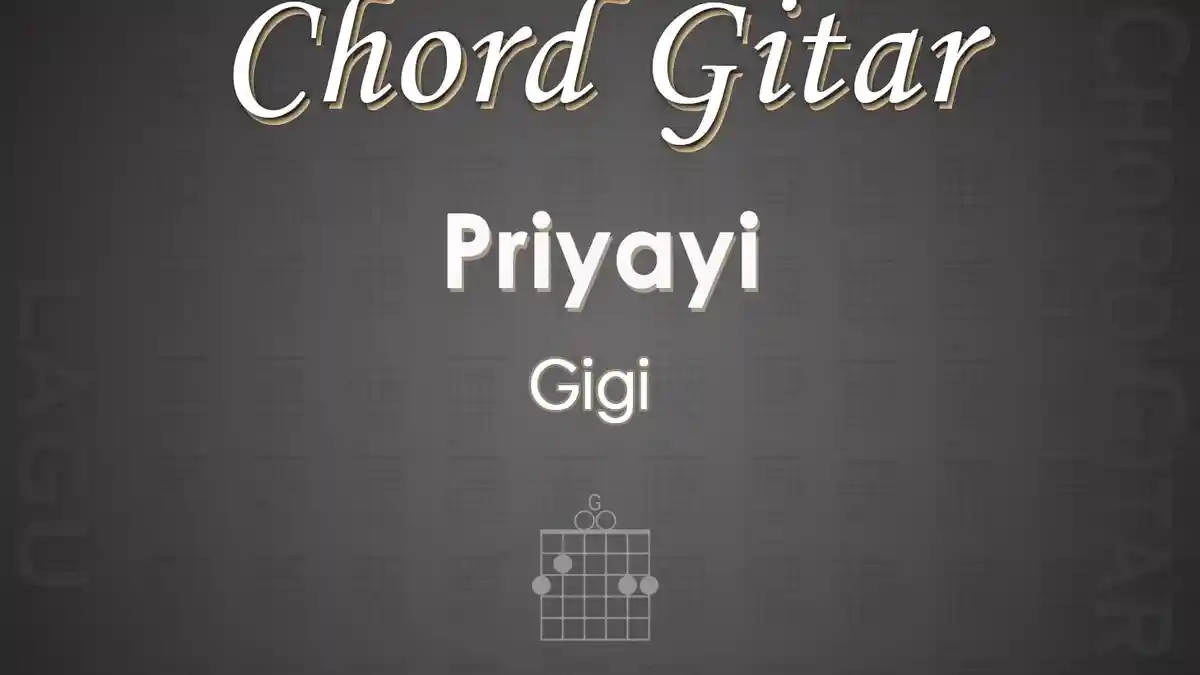 Chord Gitar Lagu Priyayi - Gigi - Kunci Gitar G