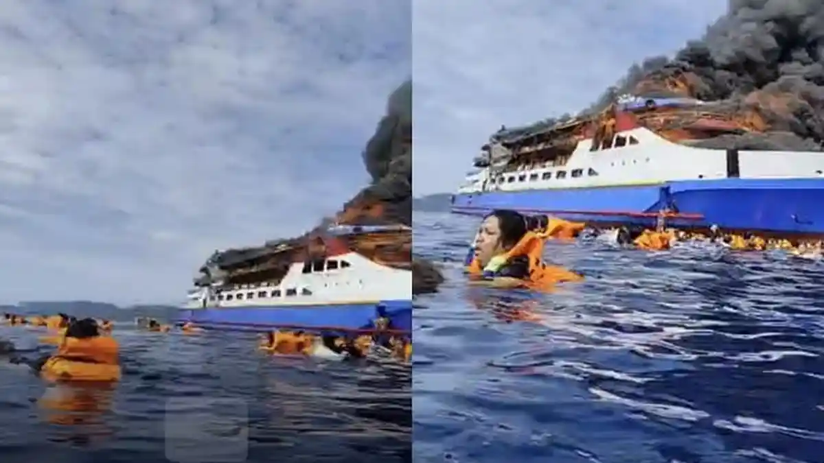 Pemilik KM Barcelona VA yang Terbakar di Perairan Pulau Talise Sulawesi Utara