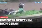 Viral Driver Ojol dan Motornya Terseret Banjir, Komentar Netizen Ini Bikin Geram