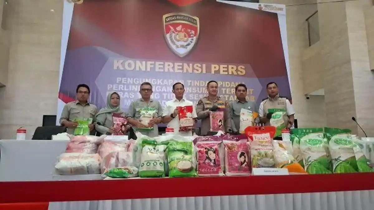 Inilah 3 Tersangka Kasus Beras Oplosan yang Merugikan Rakyat, Dirut dan 2 Anak Buahnya Terlibat