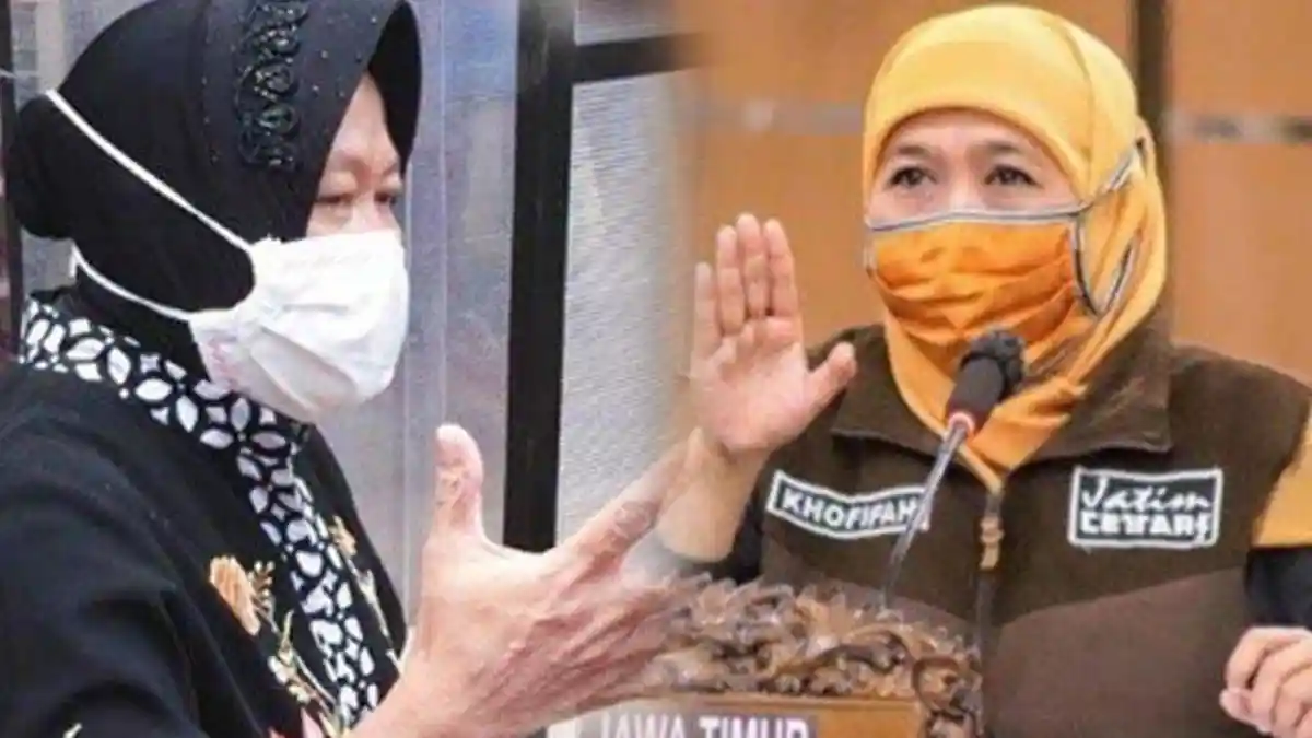 Janji Risma Saat Usulkan PSBB di Surabaya Tak Diperpanjang Lagi, Begini Jawaban Khofifah