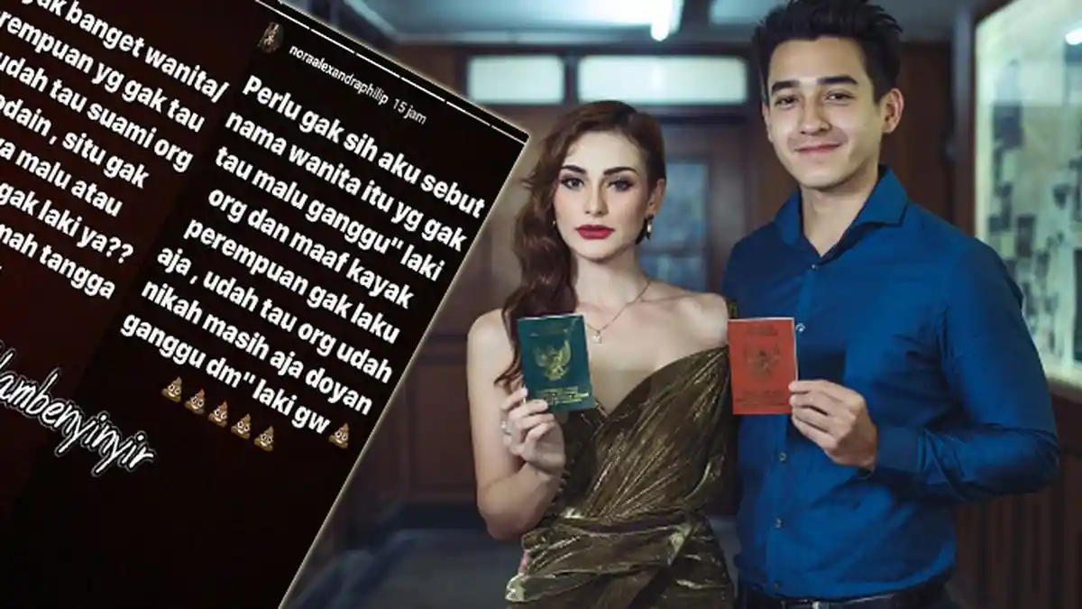 Ada yang Ganggu Aliff Alli, Nora Alexandra Geram dan Ungkapkan Kekesalannya Lewat Insta Story
