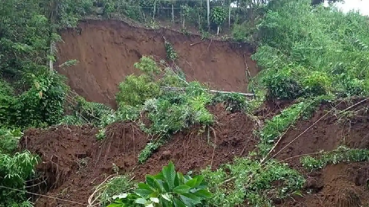 Longsor Susulan Terjadi di Desa Tegur Wangi, Waspada 3 Kecamatan di Pagaralam Rawan Bencana