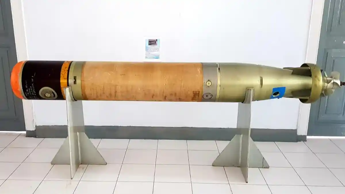 Peluru Torpedo MK. NC. 44 MOD Penghancur Kapal Mejeng di Naval Museum Lantamal VI