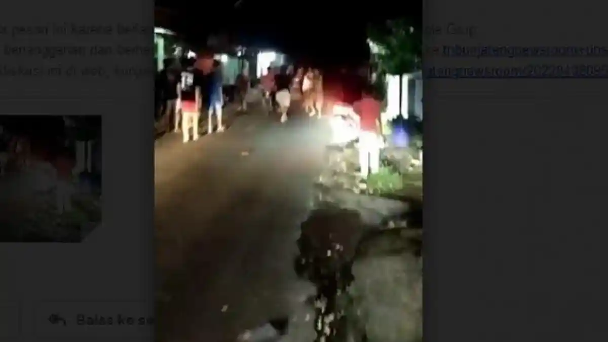 Dua Kelompok Tongtek di Kudus Bentrok, Begini Penjelasan Polisi