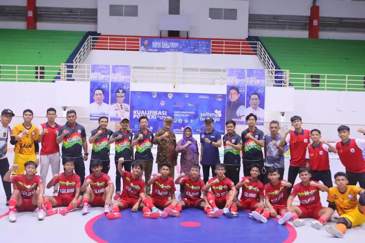 Pecundangi Tuan Rumah Sulteng, Tim Futsal Sulbar Pastikan Tiket ke PON Aceh -  Sumut 2024