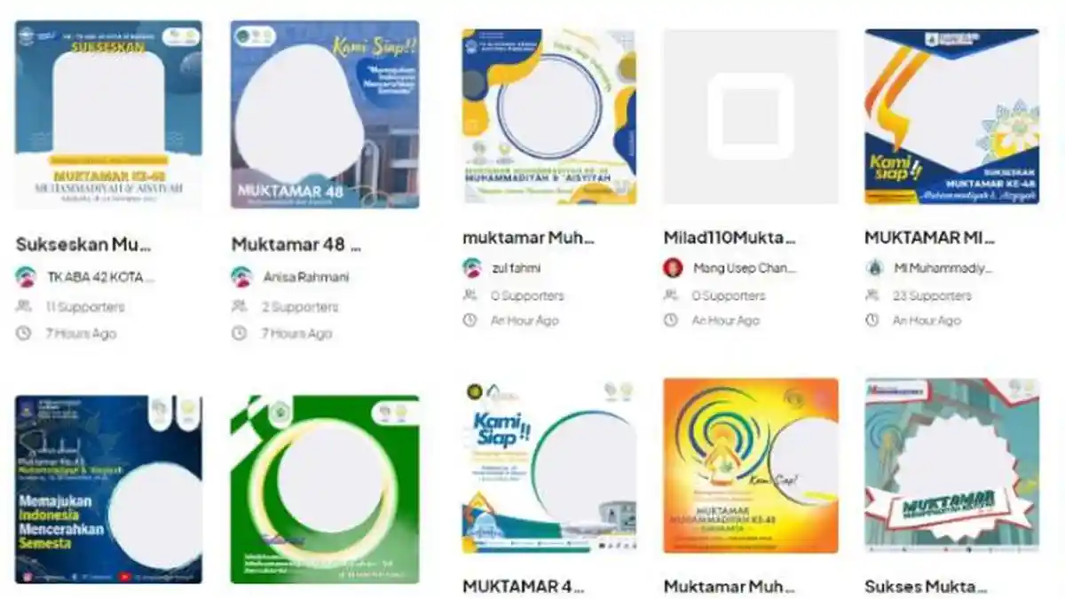 30 Link Twibbon Muktamar Muhammadiyah 2022 Bisa Dibagikan ke Instagram, Facebook, WhatsApp, Twitter