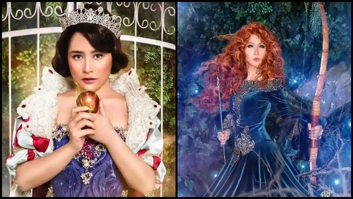 FD Photography Sulap Artis Bagaikan Putri Disney, Prilly Jadi Snow White, Inul Jadi Merida Brave