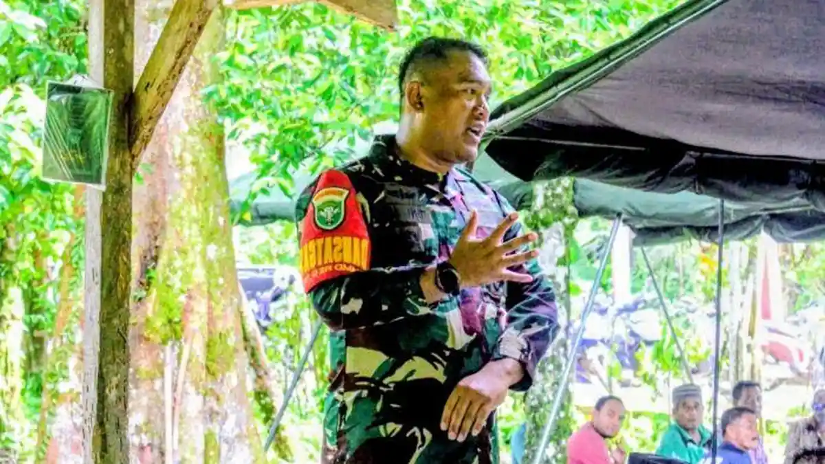 Dansatgas TMMD Ke-128 Kodim Abdya Imbau Masyarakat tidak Rambah Hutan