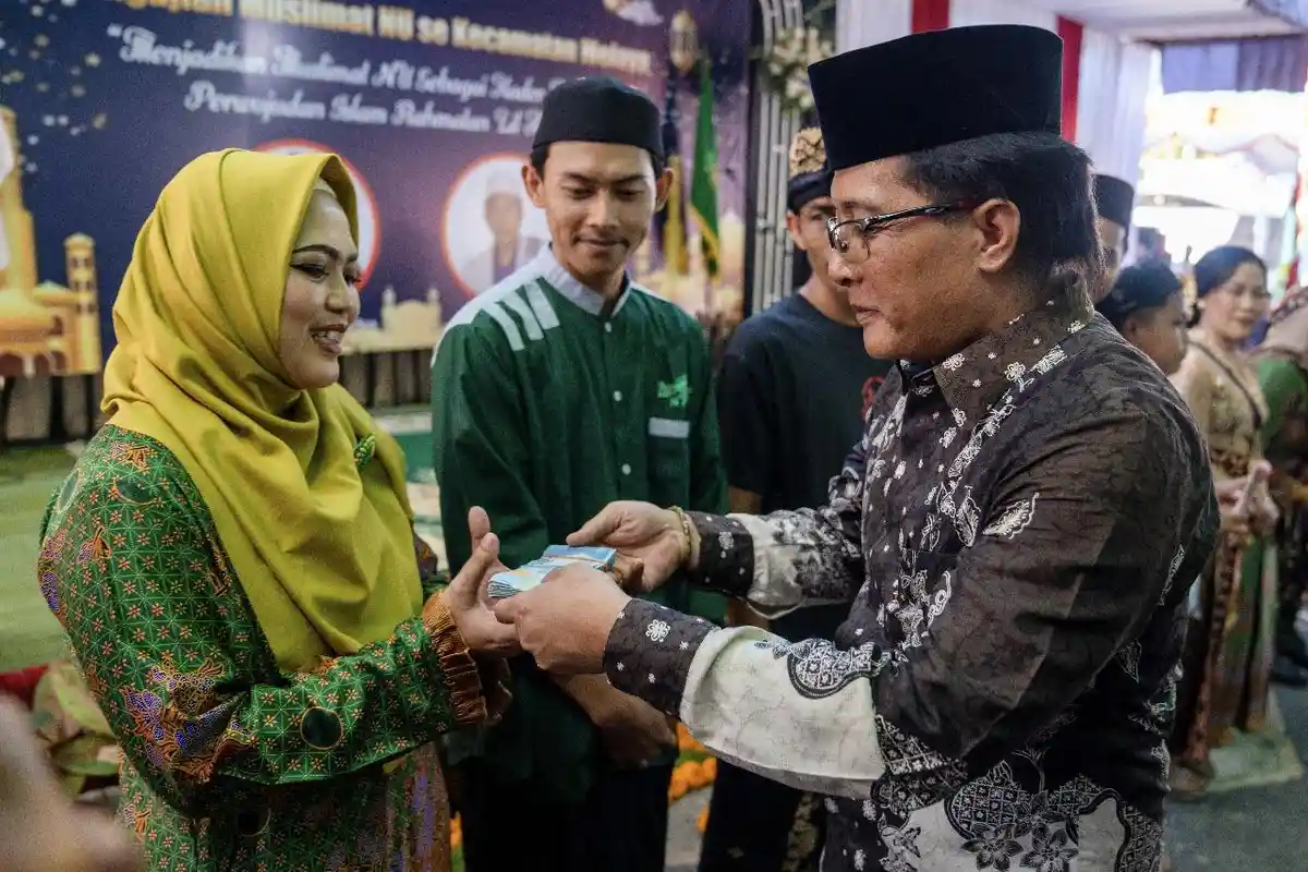 Bupati Giri Prasta Hadiri Pengajian Muslimat NU dan Kunjungi Pondok Pesantren Thariqul Mahfudz
