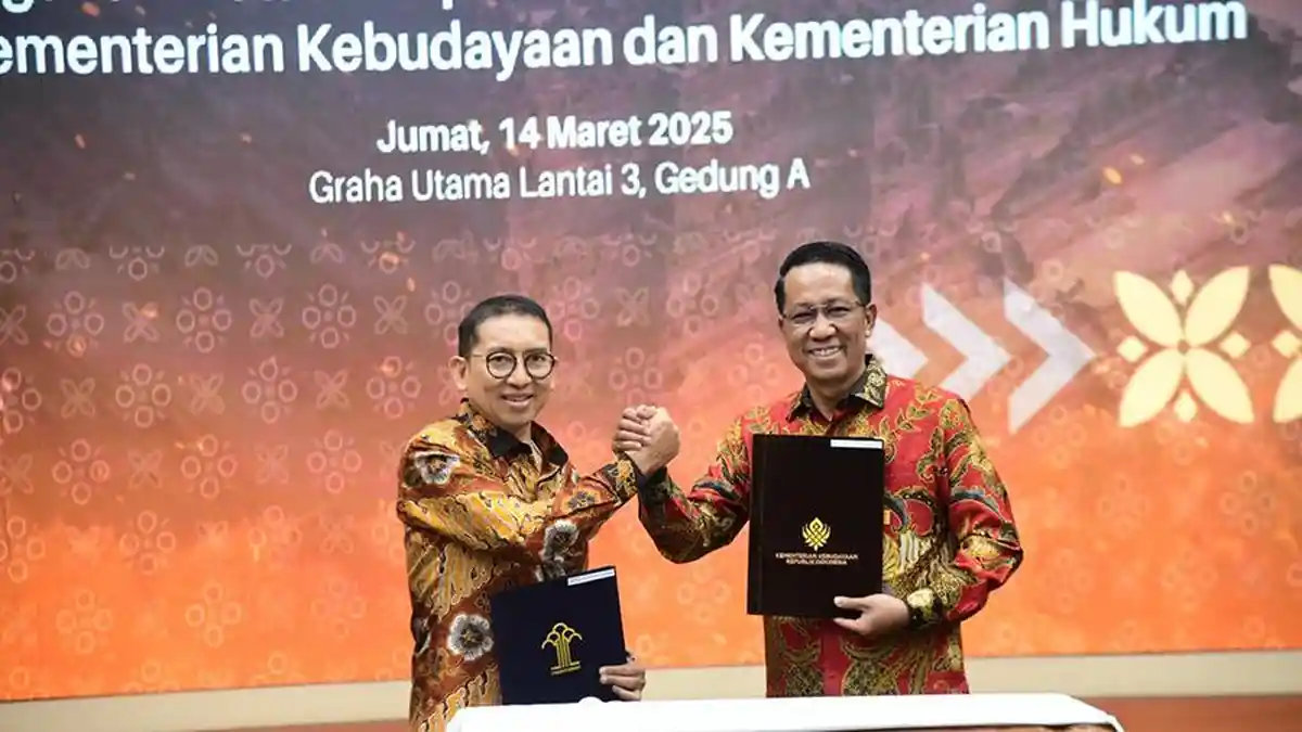 Kerja Sama Kemenkum dan Kemenbud Cegah Penyalahgunaan Hak Cipta
