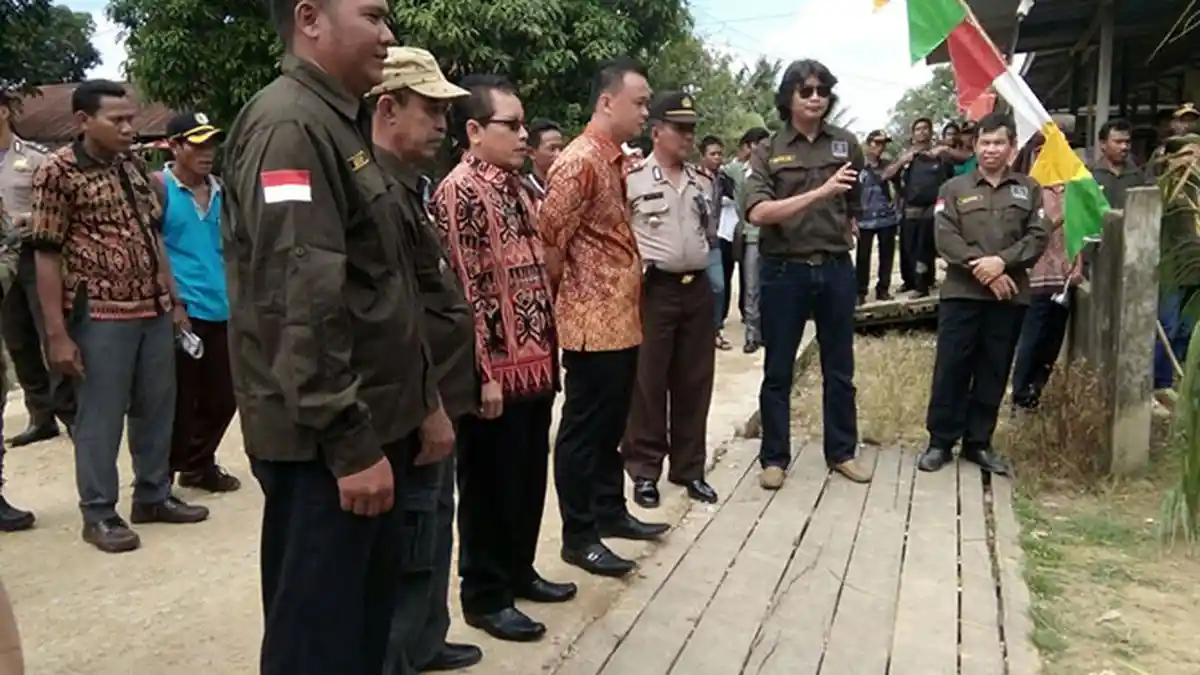 Dukung Program GSC, Kapolsek Kayan Hilir Hadiri Festival Seni dan Budaya