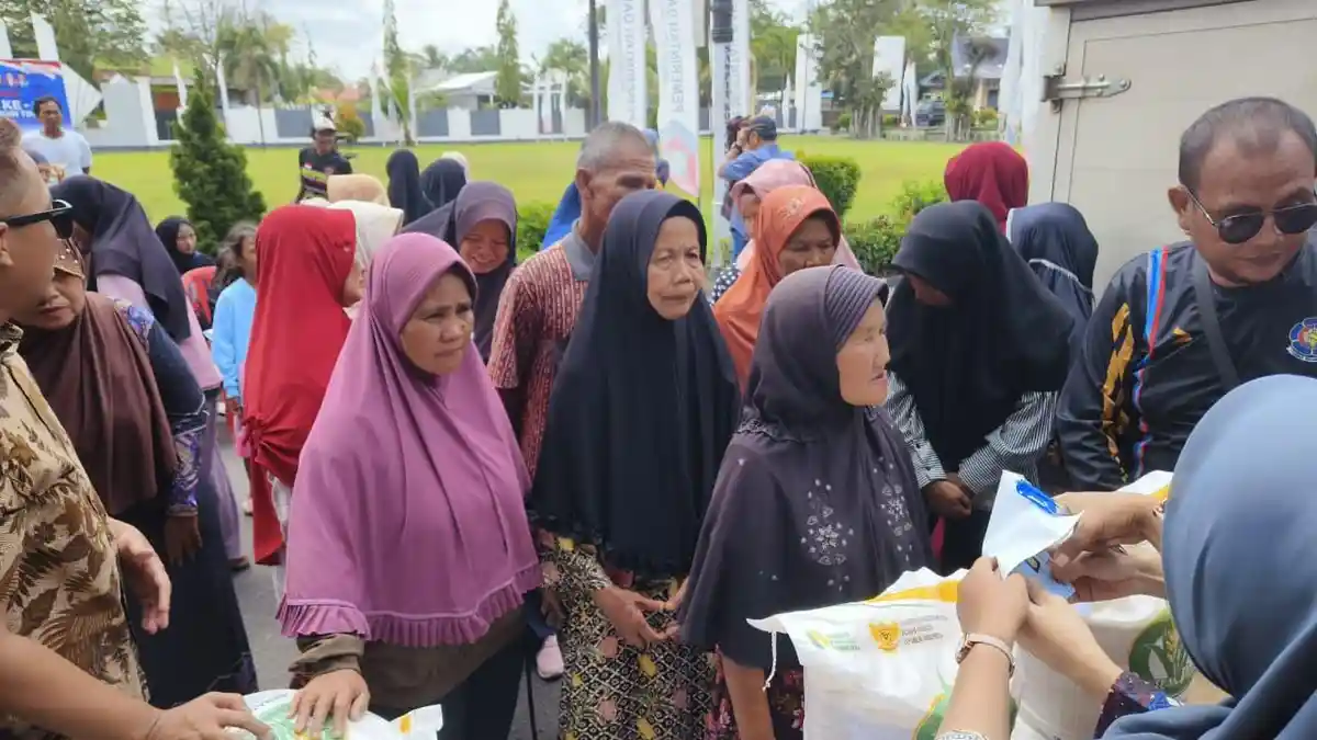 Bantuan Presiden dan Pasar Murah di Kotim Kalteng Diserbu Warga, Penyaluran Capai 40 Persen