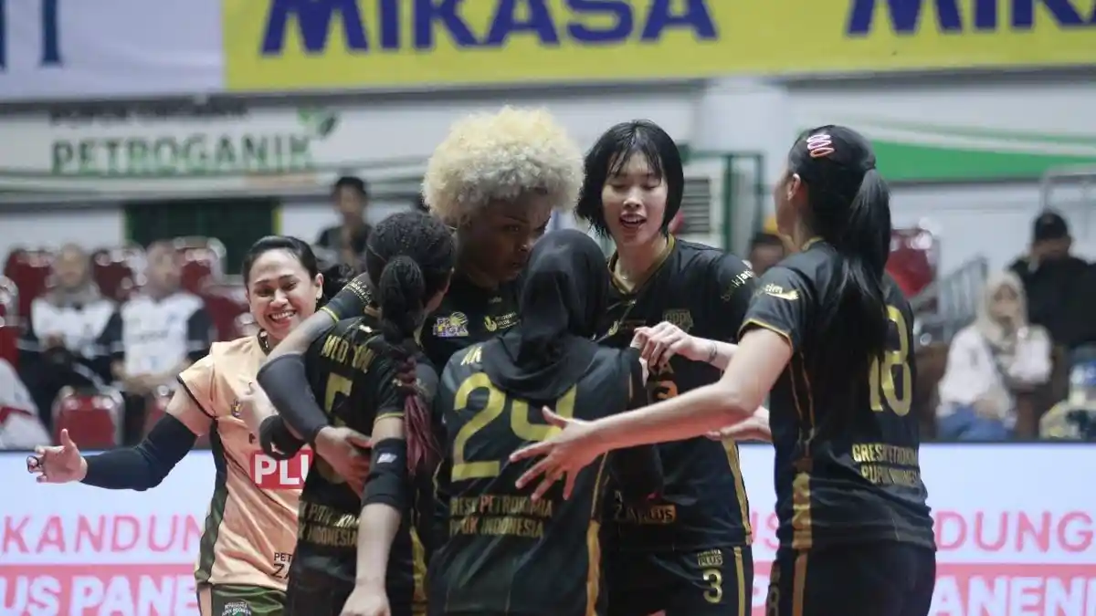 Proliga 2025: Gresik Petrokimia Menang 3-0 Atas Yogya Falcons