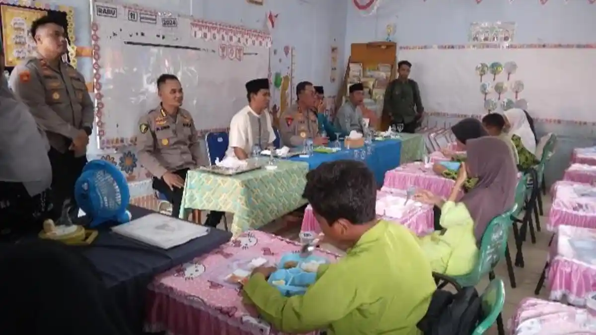 SD IT Al-Kausar Batam Jadi Percontohan Makan bergizi Gratis Polda Kepri