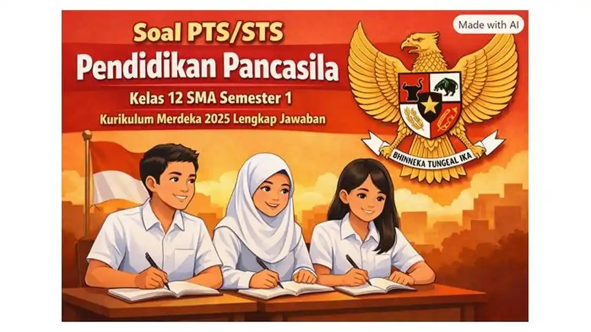 Soal PTS/STS Pendidikan Pancasila Kelas 12 SMA Semester 1 Kurikulum ...