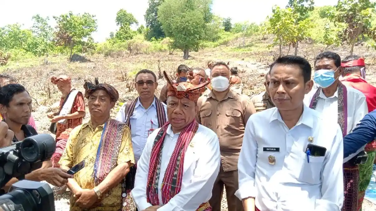 Seruan Bupati Simon SN-KT Dua Periode Saat Pendinginan Kawasan Lahan Puspem Kantor Bupati Malaka