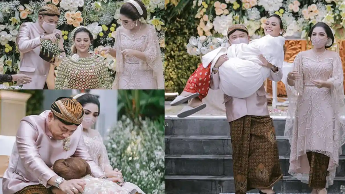 BAGAIMANA Suasana Siraman Aurel Hermansyah? Intip Momen Harunya: Sungkem hingga Digendong Anang