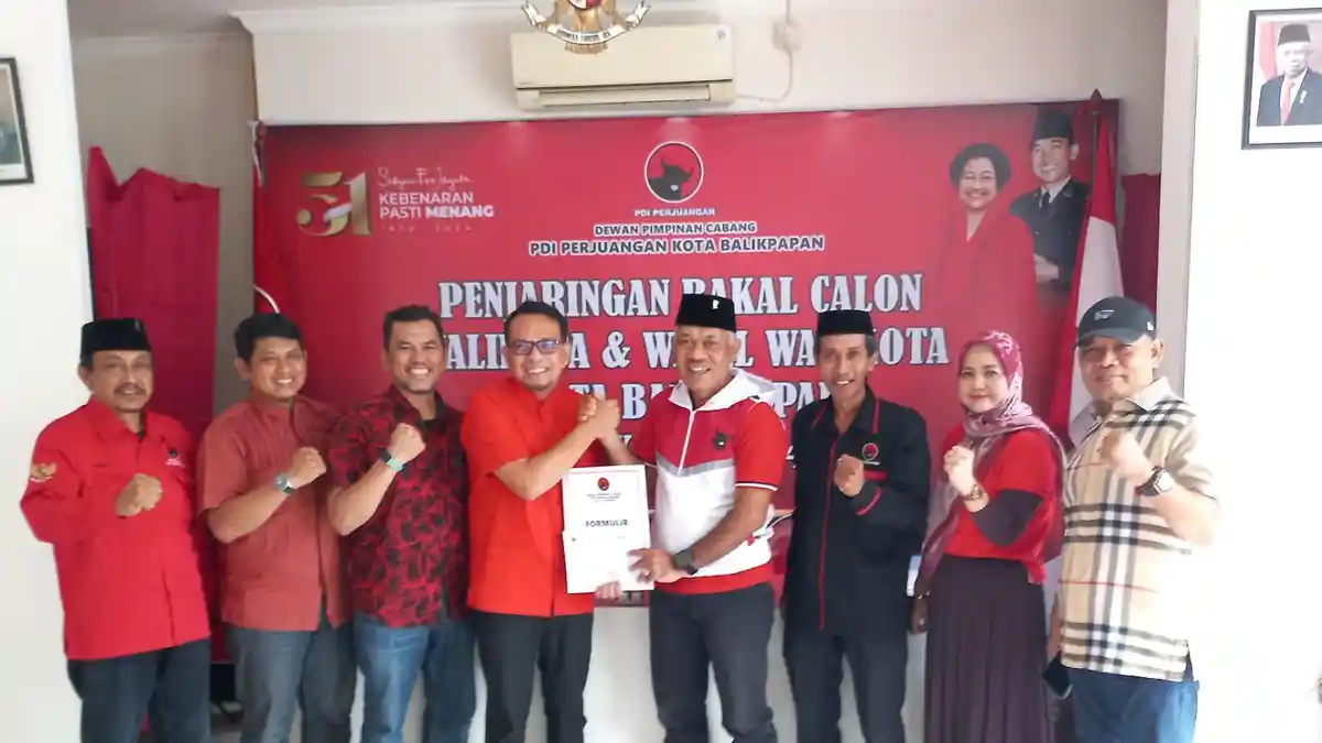 15 Bakal Calon Walikota dan Wakil Walikota Balikpapan yang Kembalikan Formulir di PDIP
