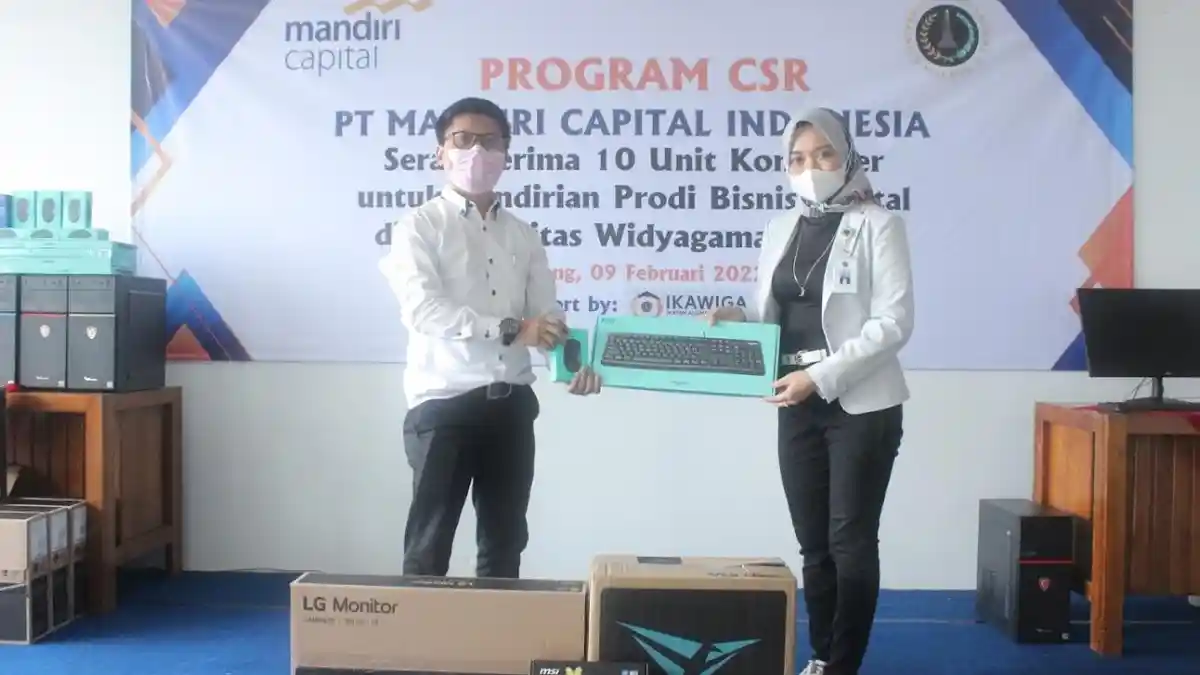 Prodi Bisnis Digital UWG Malang Diganjar CSR dari Perusahaan Modal Ventura