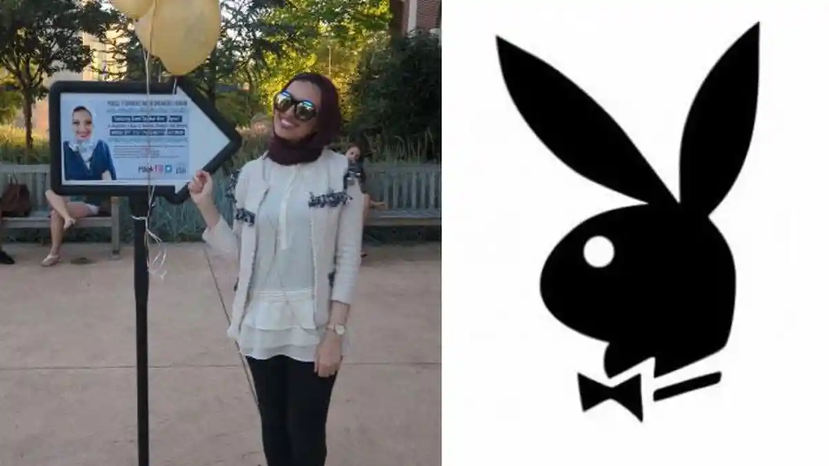 Gadis Berjilbab Tampil di Majalah Playboy, Begini Posenya yang Bikin Heboh Itu