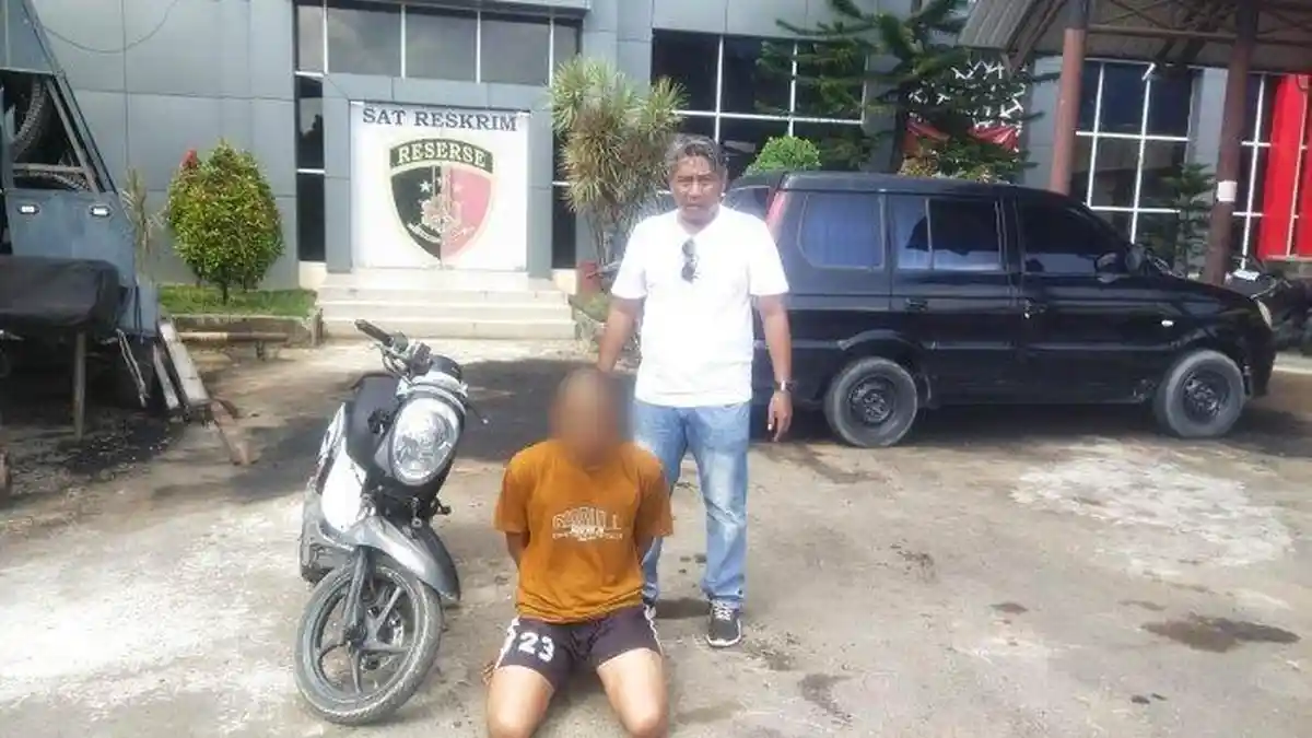Polisi Tangkap Pelaku Curanmor di Langsa, Gunakan Kunci Palsu