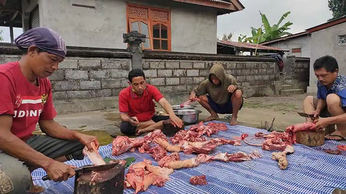 Doa Sehari-hari Hindu, Ucapkan Ini Sebelum Menyembelih Hewan saat Hari Penampahan Kuningan - Tribun-bali.com