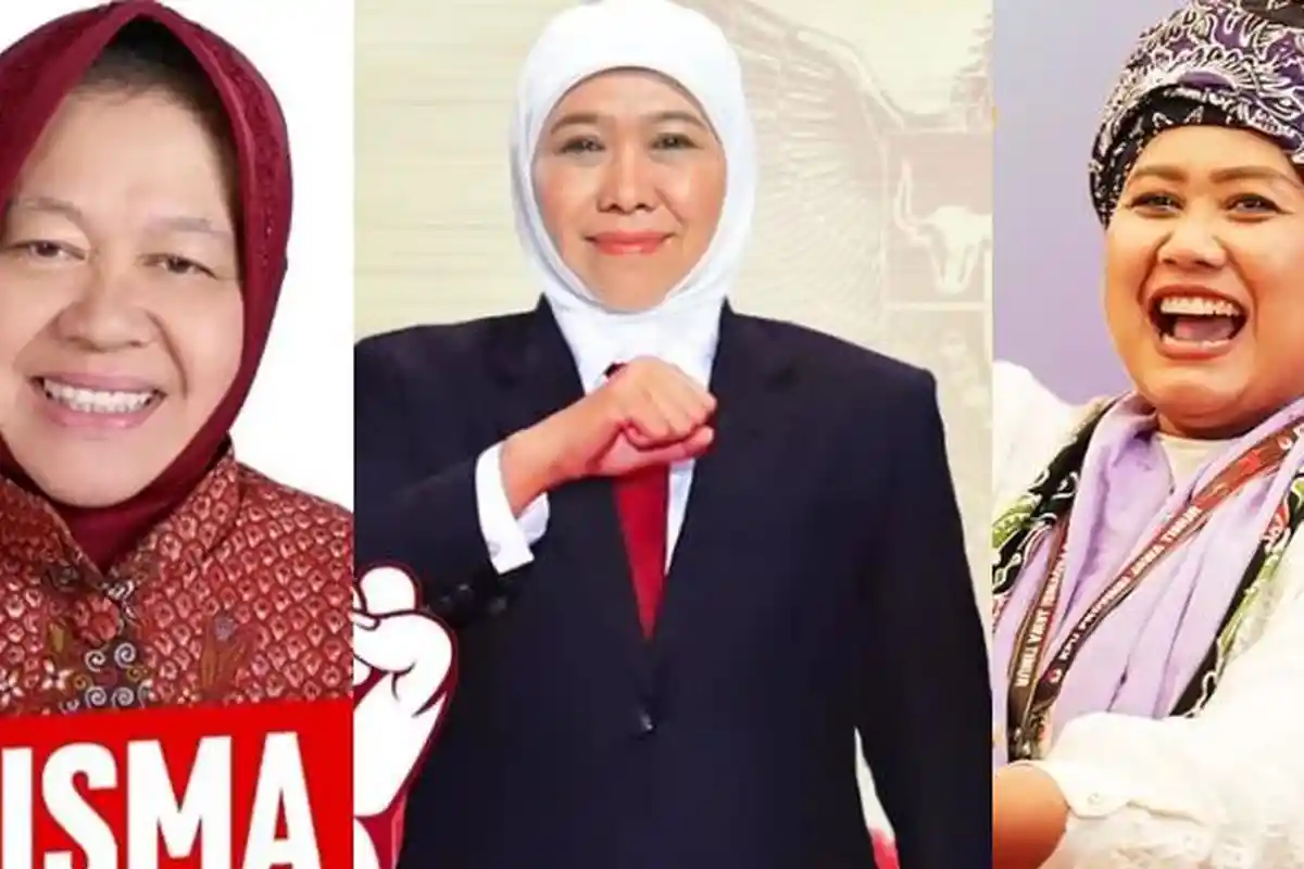 Daftar Survei Elektabilitas Cagub Jatim 2024 dari 4 Lembaga, Khofifah-Risma-Luluk Ini Paling Unggul
