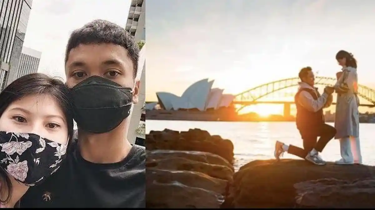 14 Tahun Pacaran, Anthony Ginting Melamar Kekasihnya Mitzi Abigail di Australia