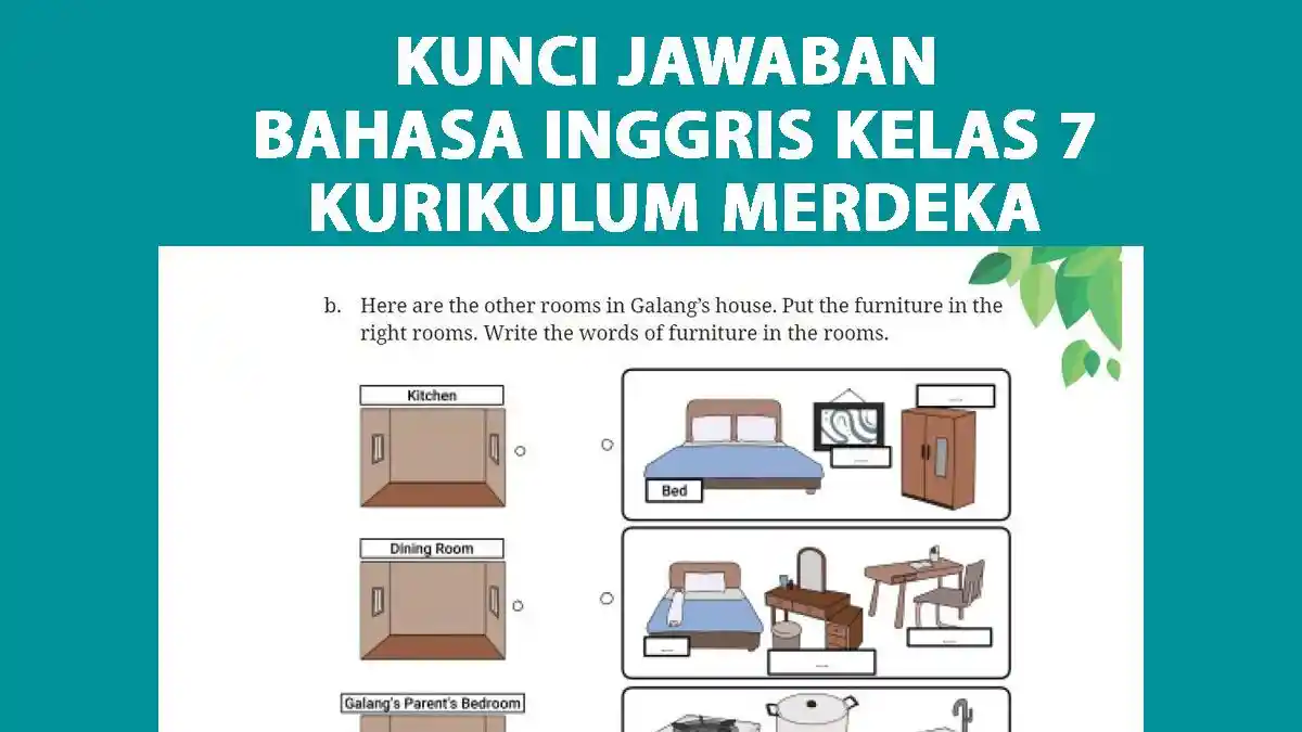 Kunci Jawaban Bahasa Inggris Kelas 7 Halaman 107 Kurikulum Merdeka, Bagian B