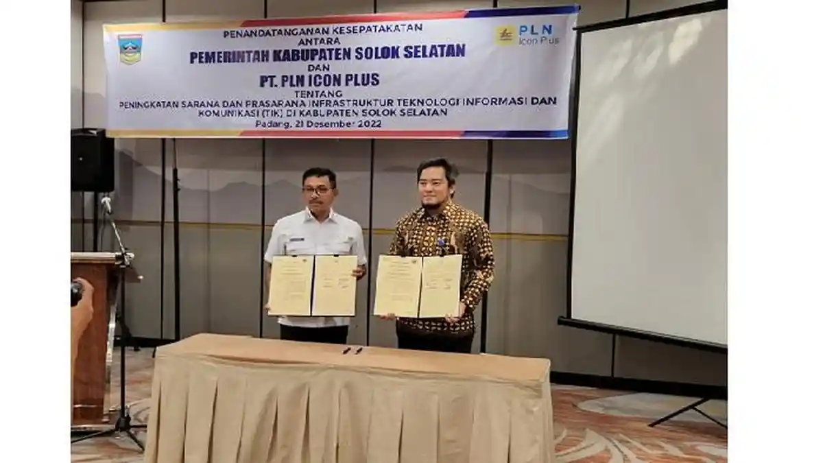 Solusi Blank Spot di Solok Selatan, PLN Icon Plus dan Pemkab Solok Selatan Sepakat MOU
