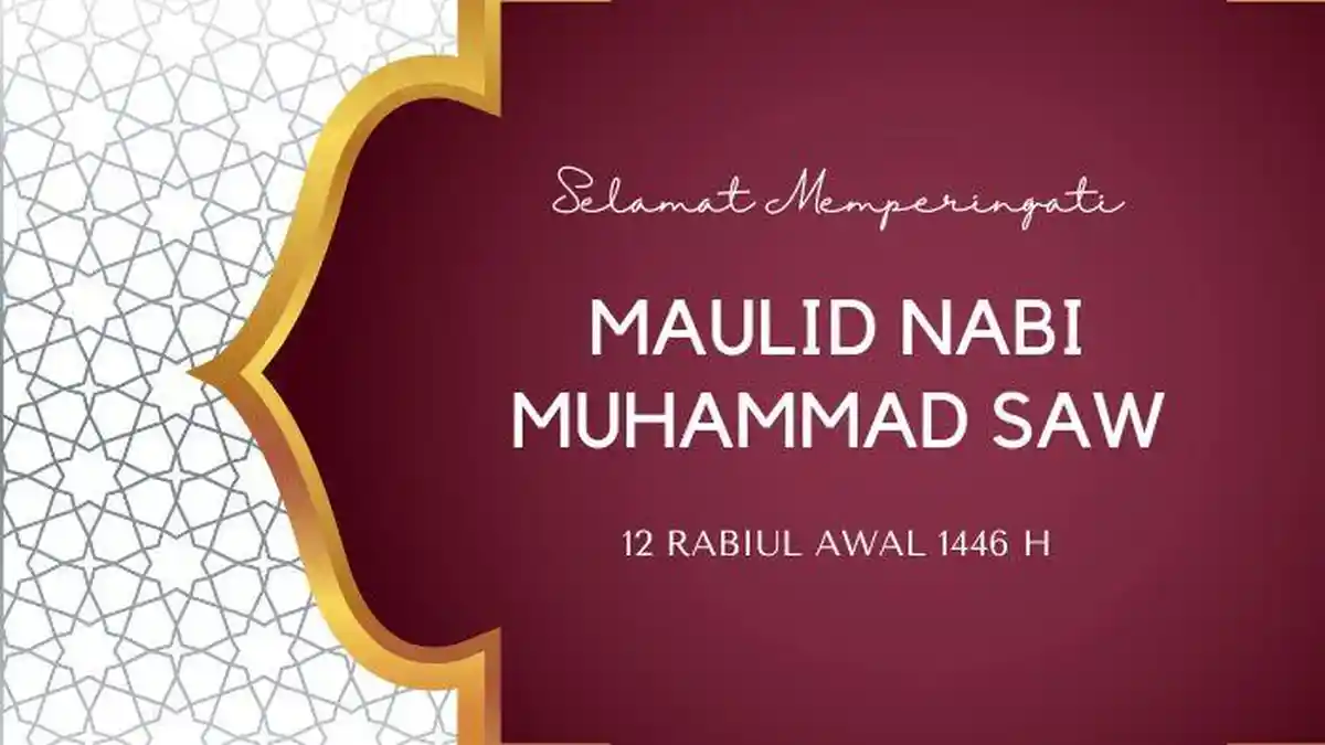 18 Poster Gratis, Ucapan Selamat Maulid Nabi Muhammad SAW 2024, Bagikan ke Keluarga