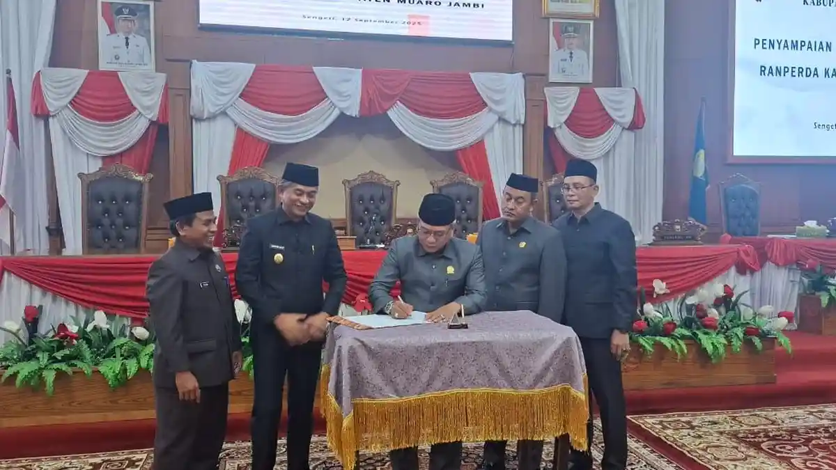 DPRD Muaro Jambi Paripurna 5 Ranperda, Siap Ditetapkan Jadi Perda