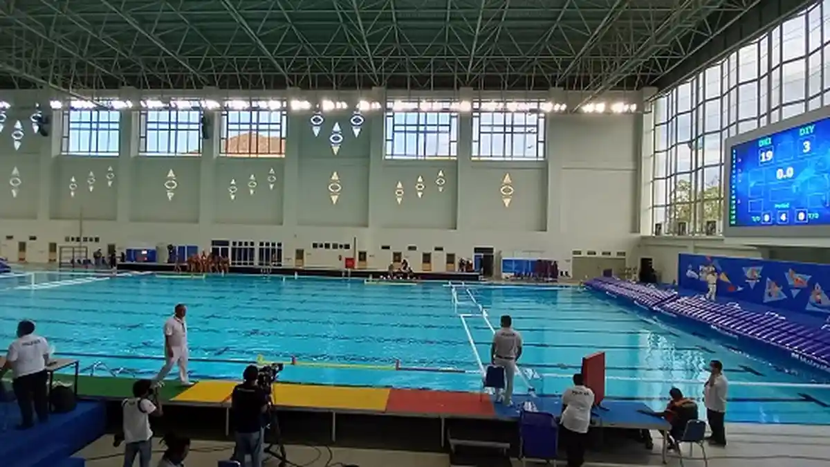 Laga Pertama, Tim PON XX Polo Air Putri DKI Jakarta Libas Yogyakarta