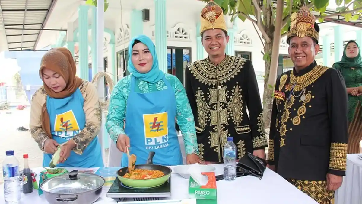Memperingati Hari Kartini, PLN UP3 Langsa Gelar Lomba Trend Memasak Kekinian