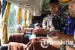 Polresta Sidoarjo Sweeping Penumpang Bus yang  ke Jakarta