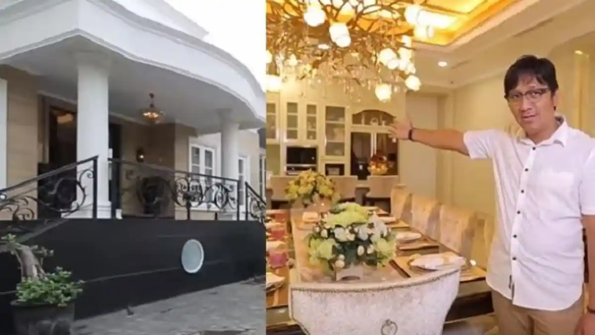 Tak Pernah Berkoar, Ternyata Plafon Rumah Artis Ini Bercat Emas 22 Karat Sesuai Permintaan Istri