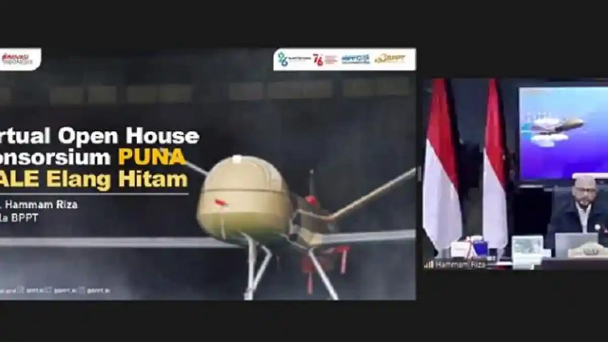 Mengenal PUNA MALE Elang Hitam, Pesawat Udara Nirawak Buatan Anak Bangsa