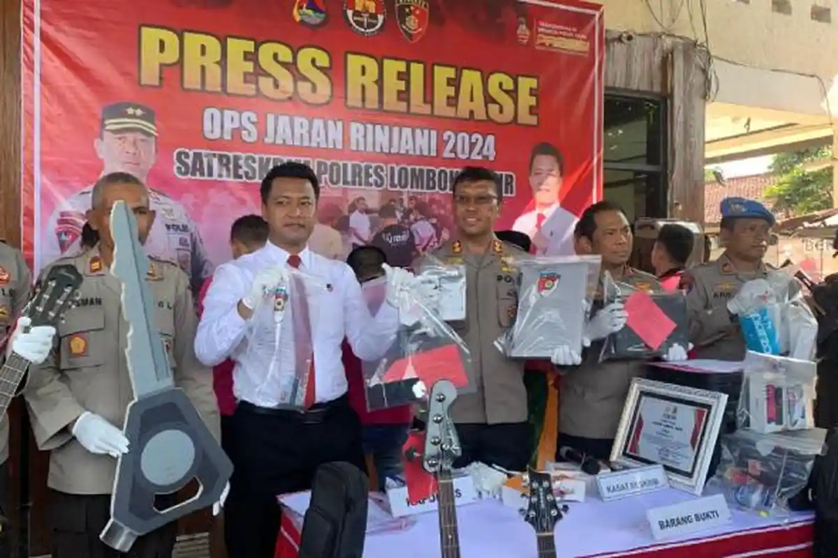 Polres Lombok Timur Tangkap 103 Pelaku Pencurian dan Begal