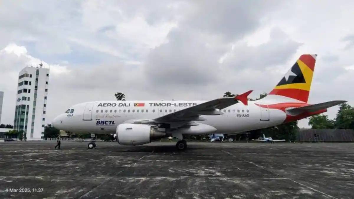 Selesai Perawatan di PTDI, Pesawat Komersil Aero Dili Kembali ke Timor Leste