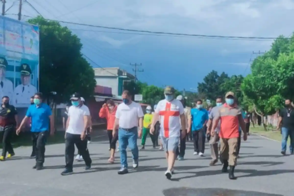 Peringatan 2 Tahun Kepemimpinan Elly Lasut & Moktar Parapaga Berlangsung Sederhana