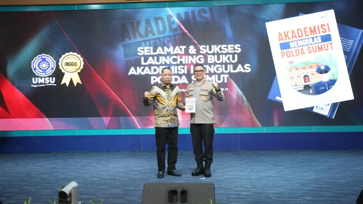 Kapolda Sumut Beri Kuliah Umum dan Launching Buku di UMSU, Rektor Agussani: Bukti Sinergitas