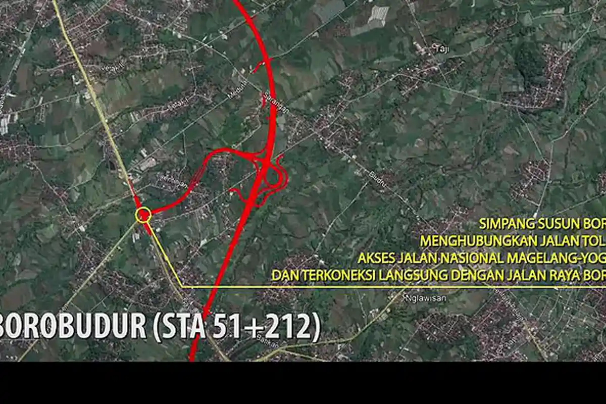 Trase Exit Tol Jogja-Bawen Seksi II di Pabelan Magelang Geser 800 Meter