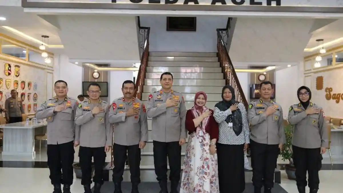 Tim Pusdokkes Polri Supervisi Pelayanan Kesehatan di Polda Aceh, Disambut Kapolda dan Wakapolda